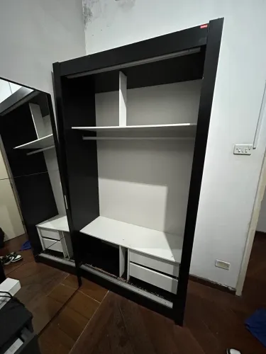 Guarda-Roupa Casal com Espelho para Reforma ou Reaproveitamento 