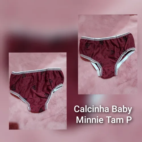 Calcinha Infantil Baby Minnie