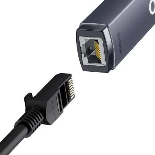 Adaptador Ethernet Baseus USB-C para RJ45 Lite Series 100Mbps original na caixa