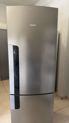 Geladeira consul inverse inox semi nova 110v