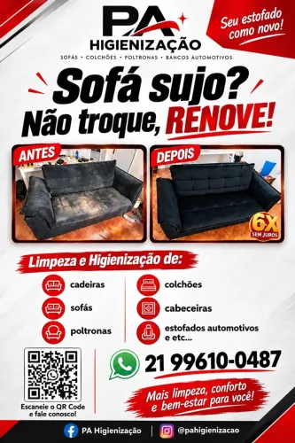 Limpeza de estofados