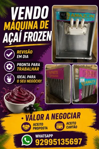Máquina de açaí frozen