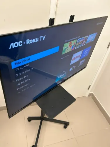 TV smart 42 + Suporte móvel