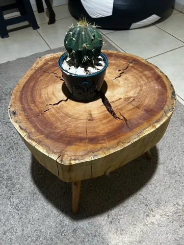 Mesinha de centro rústica 