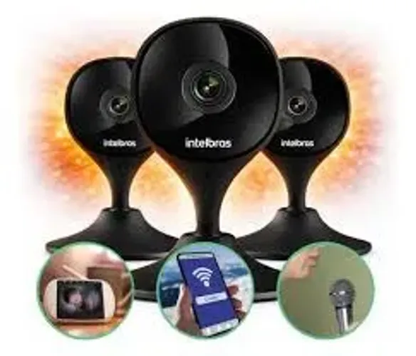 Câmera mibo intelbras Wifi - Instalada