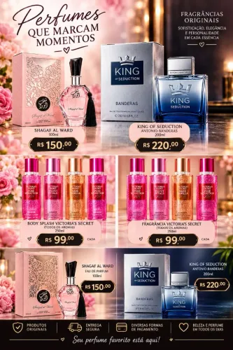 ? Perfumes Importados e Body Splashes Originais - Pronta Entrega! ?