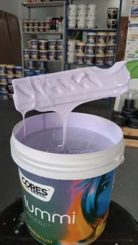 ? TINTA PAREDE (SEMIBRILHO) 3,6L - LILÁS (R$ 80,00)