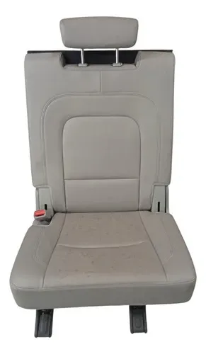 Banco Couro Traseiro Hyundai Vera Cruz 2009 2010 Cinza-escuro