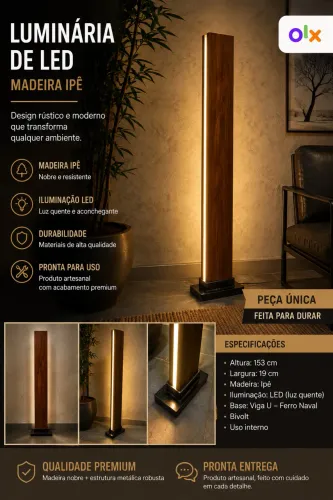 Luminária de led