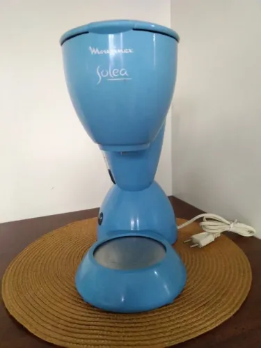 cafeteira elétrica moulinex solea azul 127v