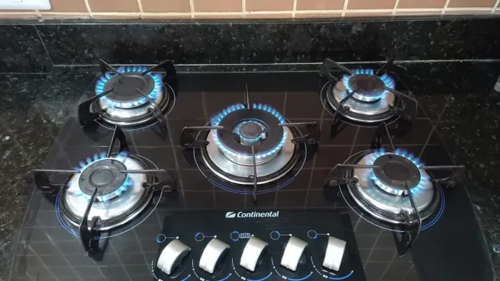 Fogão Cooktop continental acompanha mangueira e registro