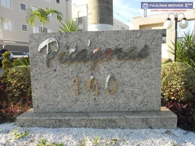 Apartamento com 2 dormitórios para alugar, 42 m² - Residencial Pitágoras - Paulínia/SP