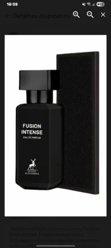 Perfume Fusion Intense 
