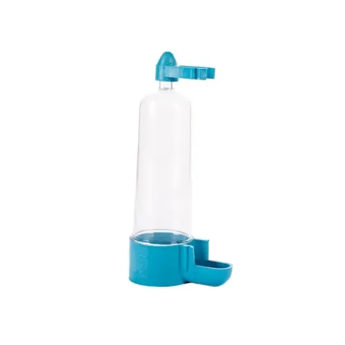 Bebedouro Jel Plast Pet Piu azul p/ pássaros pequenos (100 ml)