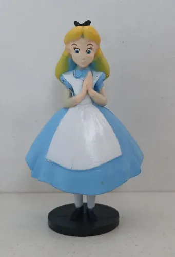 BONECA MINIATURA ALICE NO PAIS DAS MARAVILHAS DISNEY ORIGINAL