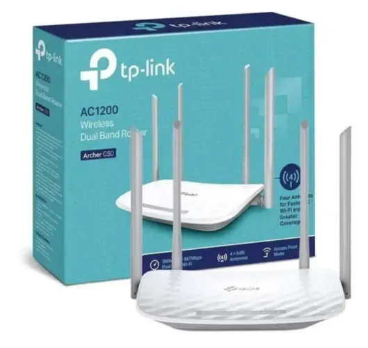 Roteador Wireless dual Band Ac1200 TpLink Archer C50