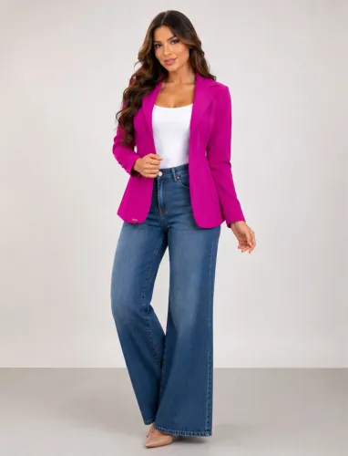 Blazer rosa tam P Evolução Gold NOVO
