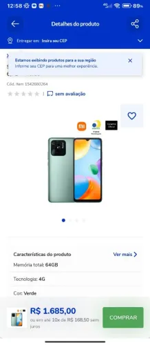 Vende-se esse celular, em um preço bom