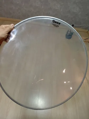 Pele bumbo de bateria 22 polegadas gess