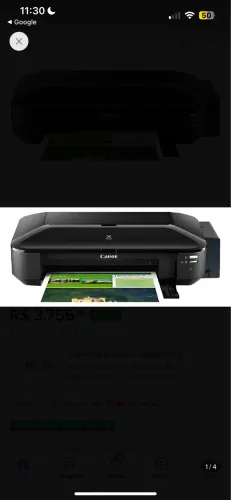 Impressora Canon Ix6810 Com Bulk