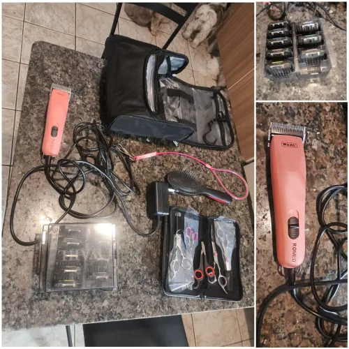 Máquina de Tosa Wahl Romeo Profissional com Kit de Pentes Originais