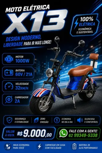 Scooter Elétrica X13 1000W