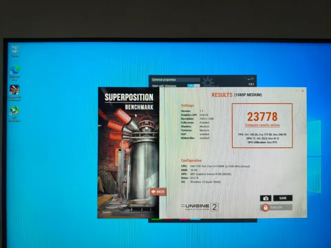 Monitor Superframe ips 280hz