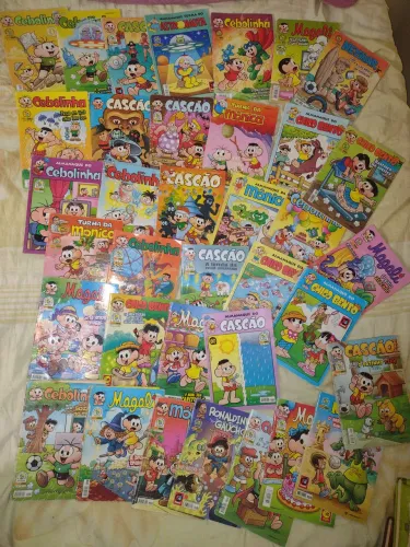 Lote com 36 Gibis da Turma da Mônica - Edições Variadas