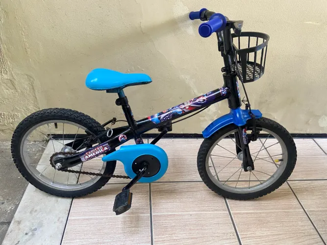 Bicicleta Infantil aro 16 - Capitão América
