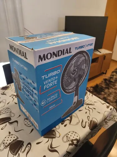 Vendo ventilador turbo novo 30cm, na caixa e nunca foi usado.