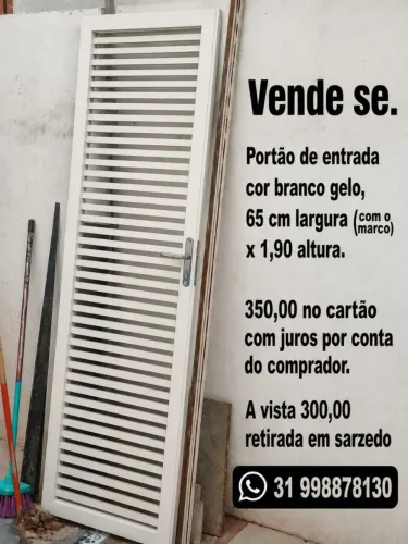 Portão Social de entrada