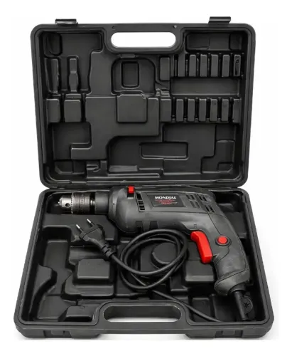 Furadeira Martelete Elétrica 10mm Mondial Hobby Fi-09m 550w