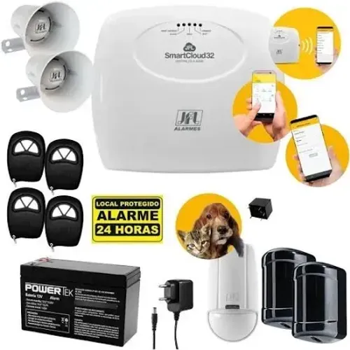 Sistema de alarme monitorado pelo celular