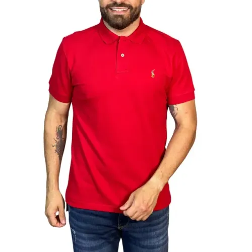 Camisa Polo Piquet Polo Ralph Lauren - Vermelha