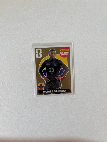 Extra sticker Caicedo ouro