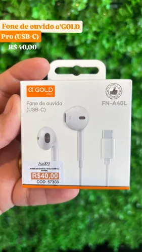 Fone de ouvido tipo-c (com sem borrachinha)