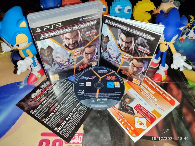 Fighting Edition - Tekken Tag / Tekken 6 / Souls Calibur 5 num único disco