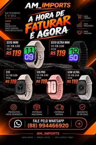 (PROMOÇÃO) Os melhores Smartwatch você encontra aqui!