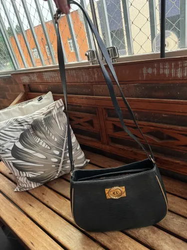 Bolsa Carmen Steffens couro 