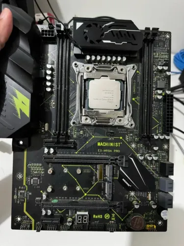 Placa Mãe Machinist mra9 pro x99 DDR$+ xeon e5 2666 v3 10 núcleos e 20 threads 3,5 ghz