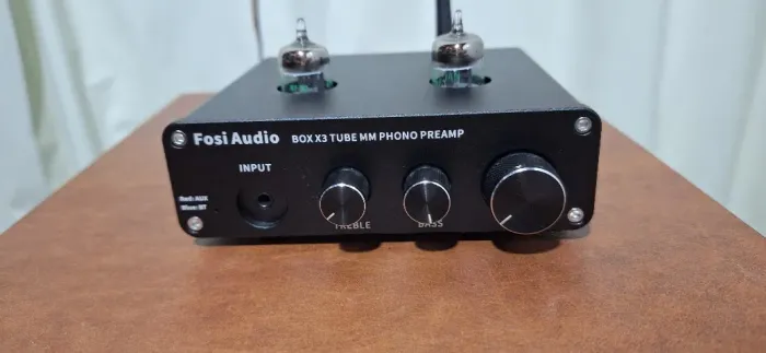 Pré Amplificador Toca Disco Fosi Box X3 Valvulado Bt - Mm