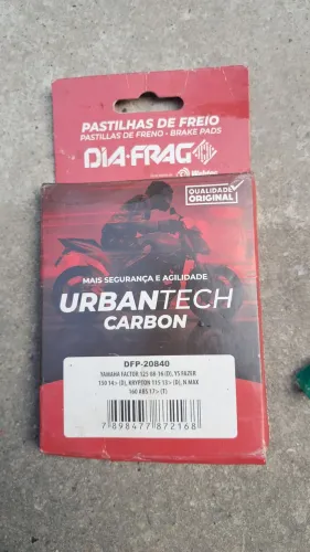 Lona de freio dianteiro da yamaha ybr factor