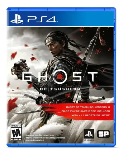 Ghost Of Tsushima Mídia Física Ps4 Ps5 Sony Gamer