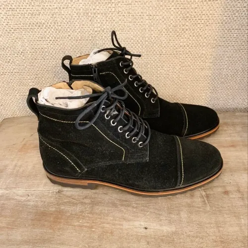 bota em couro nunca usada masculina eurobike / coturno 