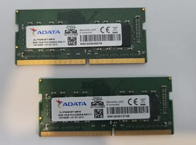 Memória Notebook ADATA 16GB (2x8GB Dual Channel) DDR4 3200Mhz