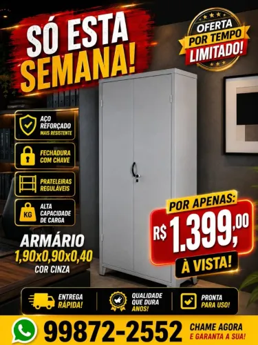 Armário com chaves novos pronta entrega 
