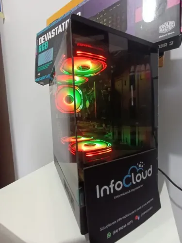 Computador - i3 10ª Geração - 16GB - SSD 940GB - GTX 1050Ti - Monitor 21" - Teclado e Mous
