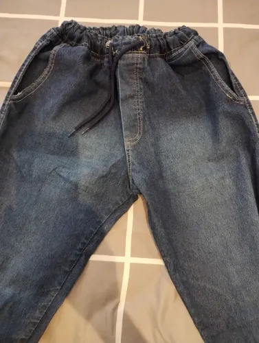 Calça jeans jogger unisex Tam P