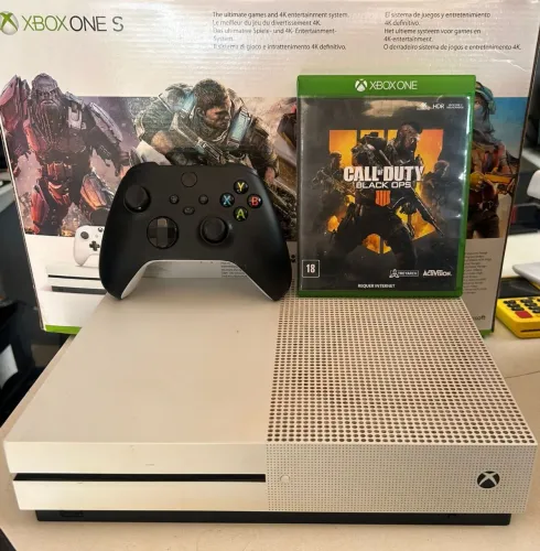 Xbox one s 1 tera de hd,na caixa,com garantia,10 x no cartao