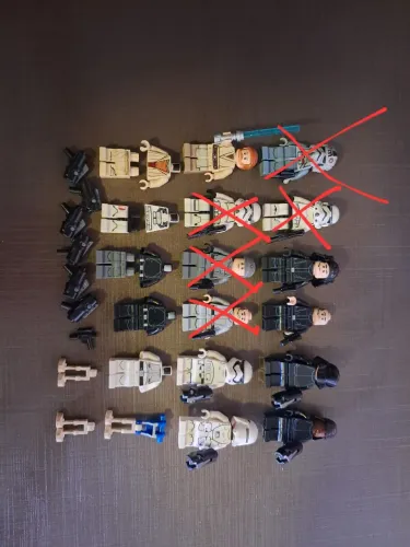 Lego star wars lote minifiguras e peças